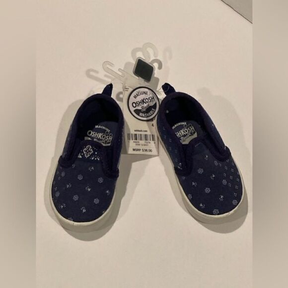 NWT Paisley Floral Toddler Slip-On Loafers Slippers Shoes by OshKosh B’gosh - Picture 1 of 8